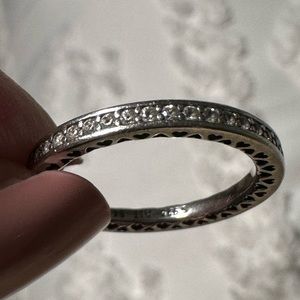 Sterling silver Pandora ring